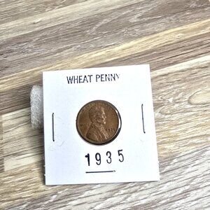 1935 Wheat Penny Coins Collectibles